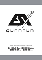 ESX Quantum QXE6.2CV2 Bedienungsanleitung