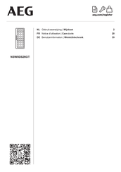 Aeg NSW8D826GT Benutzerinformation