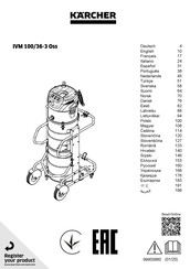 Kärcher IVM 100/36-3 Oss Bedienungsanleitung