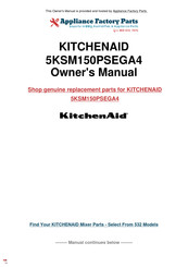 Kitchenaid 5KSM150PSEGA4 Gebrauchsanleitung