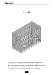 Yaheetech 592034 Bedienungsanleitung