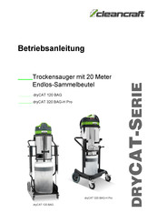 CleanCraft dryCAT 120 BAG Betriebsanleitung