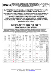Kasco K80-T8 Gebrauchsanleitung