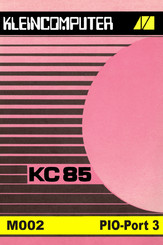 Kleincomputer KC 85 Beschreibung