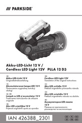 Parkside PLLA 12 D3 Originalbetriebsanleitung