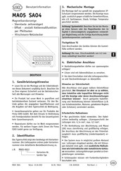 Siko MA05 SA04 Benutzerinformation