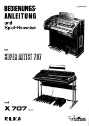 Elka X 705 Bedienungsanleitung