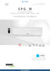 AERMEC SPG350W Installations-Handbuch