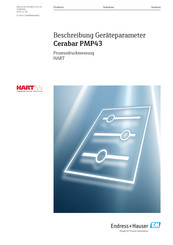 Endress+Hauser Cerabar PMP43 4-20mA HART Beschreibung