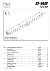 D+H VCD 204 Originalbetriebsanleitung