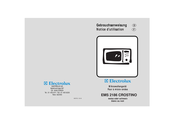 Electrolux EMS 2186 CROSTINO Gebrauchsanweisung
