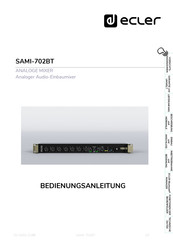 Ecler SAMI-702BT Bedienungsanleitung