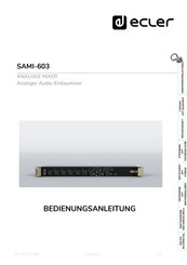 Ecler SAMI-603 Bedienungsanleitung