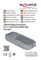 DeLOCK 42033 Bedienungsanleitung