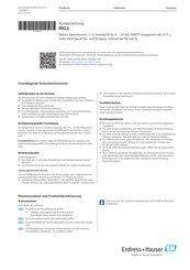 Endress+Hauser RN22 Kurzanleitung