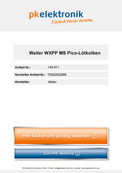 Weller WXMT (MS) Originalbetriebsanleitung