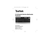 Saitek K140 Backlit Slimline Bedienungsanleitung