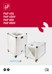 S&P AIRPUR PAP 850 Bedienungsanleitung