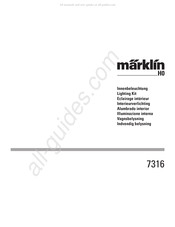 Märklin H0 7316 Bedienungsanleitung