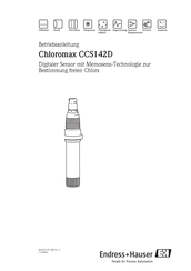 Endress+Hauser Chloromax CCS142D Betriebsanleitung