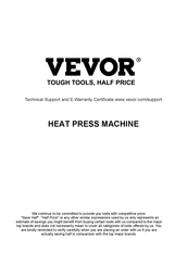 Vevor TL4050-1 Bedienungsanleitung