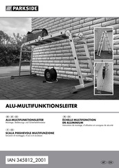 Parkside 345812 2001 Montage-, Bedienungs- Und Sicherheitshinweise