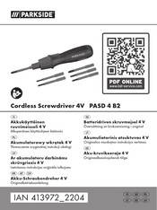Parkside PASD 4 B2 Originalbetriebsanleitung