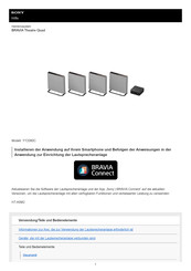Sony BRAVIA Theatre Quad Bedienungsanleitung