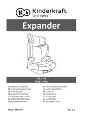 Kinderkraft Expander Bedienungsanleitung