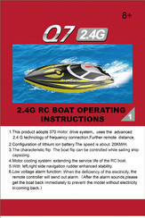SYMA Q7 2.4G Bedienungsanleitung