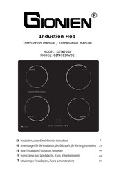 GIONIEN GIT470SP Anweisungen Für Die Installation, Den Gebrauch, Die Wartung