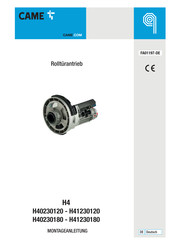 CAME H41230180 Montageanleitung