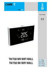 Came TH/750 WH WIFI WALL Montage- Und Gebrauchsanleitung