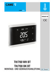 Came TH/700 WH BT Montage- Und Gebrauchsanleitung