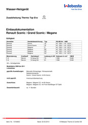 Webasto Thermo Top Evo Einbaudokumentation