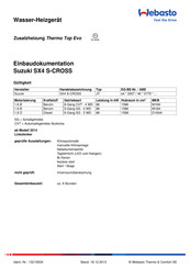 Webasto Thermo Top Evo Einbaudokumentation