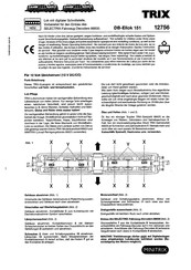 Trix minitrix 151 Bedienungsanleitung