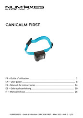 Num'axes CANICALM First Gebrauchsanleitung