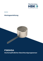 Hbk FiberSensing FS65HSA Montageanleitung