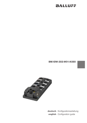 Balluff BNI IOW-302-W01-K080 Konfigurationsanleitung