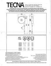 TECNA 9301NY Betriebsanleitung