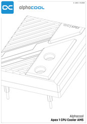 Alphacool Apex 1 CPU Cooler AM5 Bedienungsanleitung