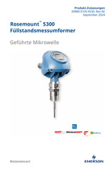 Emerson Rosemount 5300 Bedienungsanleitung