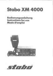 Stabo XM 4000 Bedienungsanleitung