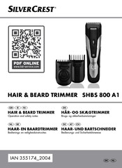Silvercrest SHBS 800 A1 Bedienungs- Und Sicherheitshinweise