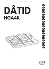 IKEA datid HGA4K Bedienungsanleitung