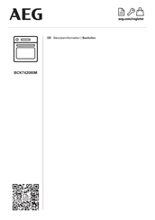 AEG BCK742080M Benutzerinformation