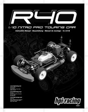 HPI Racing R40 V10 mitro Pro Touring car 2820-1 Bedienungsanleitung