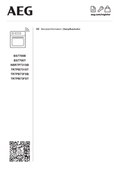 AEG NBR7P731SB Benutzerinformation