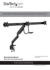 StarTech 3M1A3SG-MONITOR-ARM Benutzerhandbuch